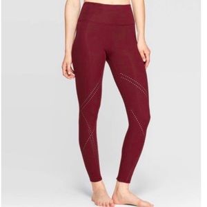 JoyLab 7/8 Length High Rise Legging Maroon